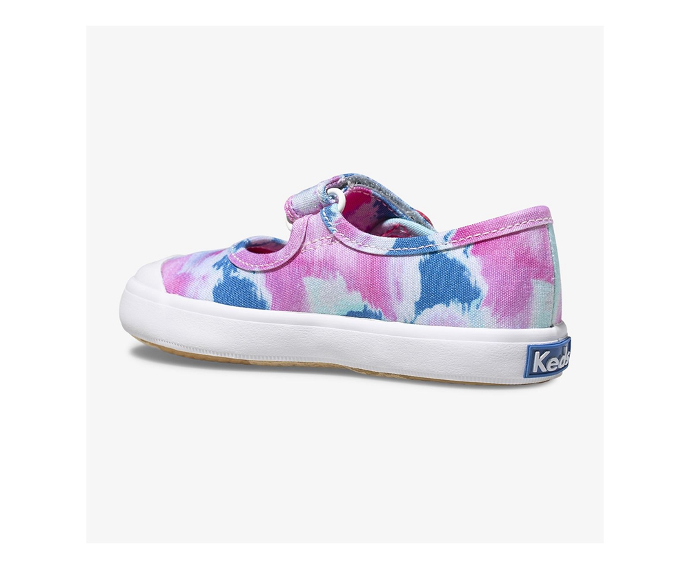 Slip Ons Keds Enfant Blanche/Rose - Harper - 702-RIJUEO